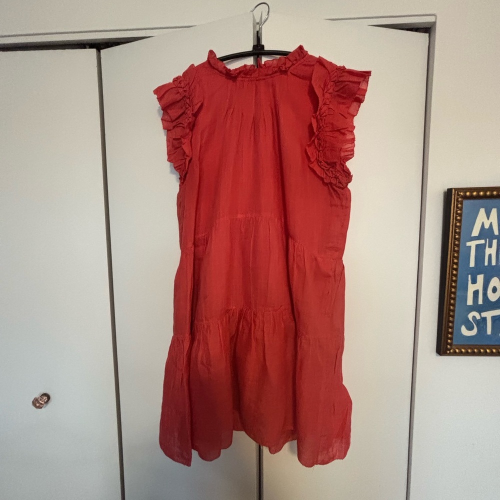 Ruffled Red Dress - Sea New York